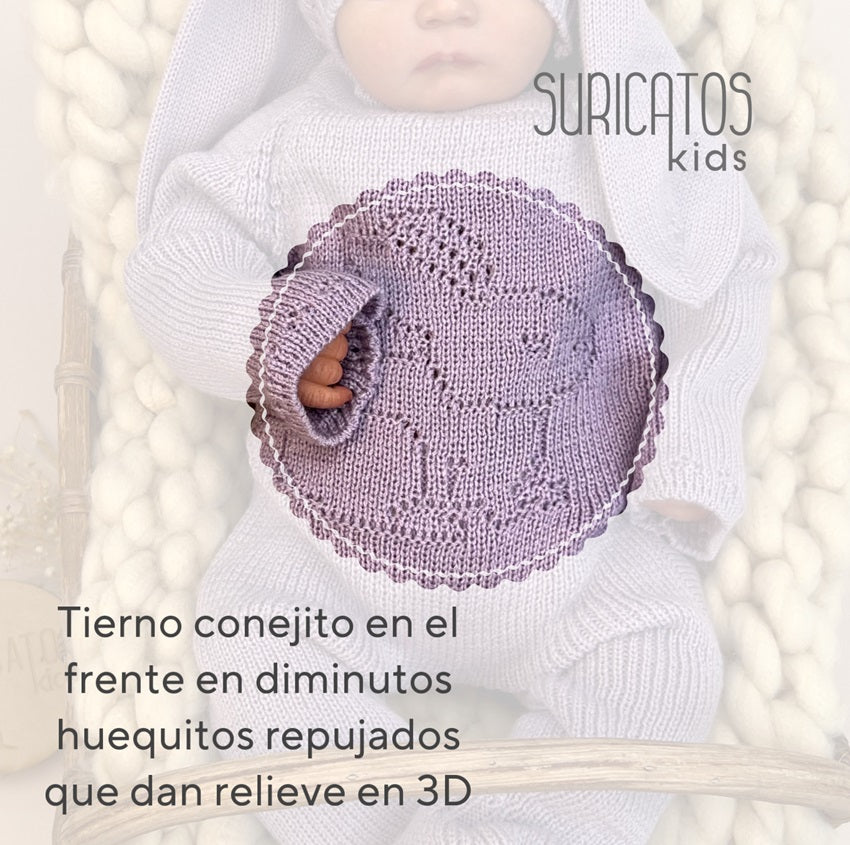 Primera Muda conejo tierno sencillo