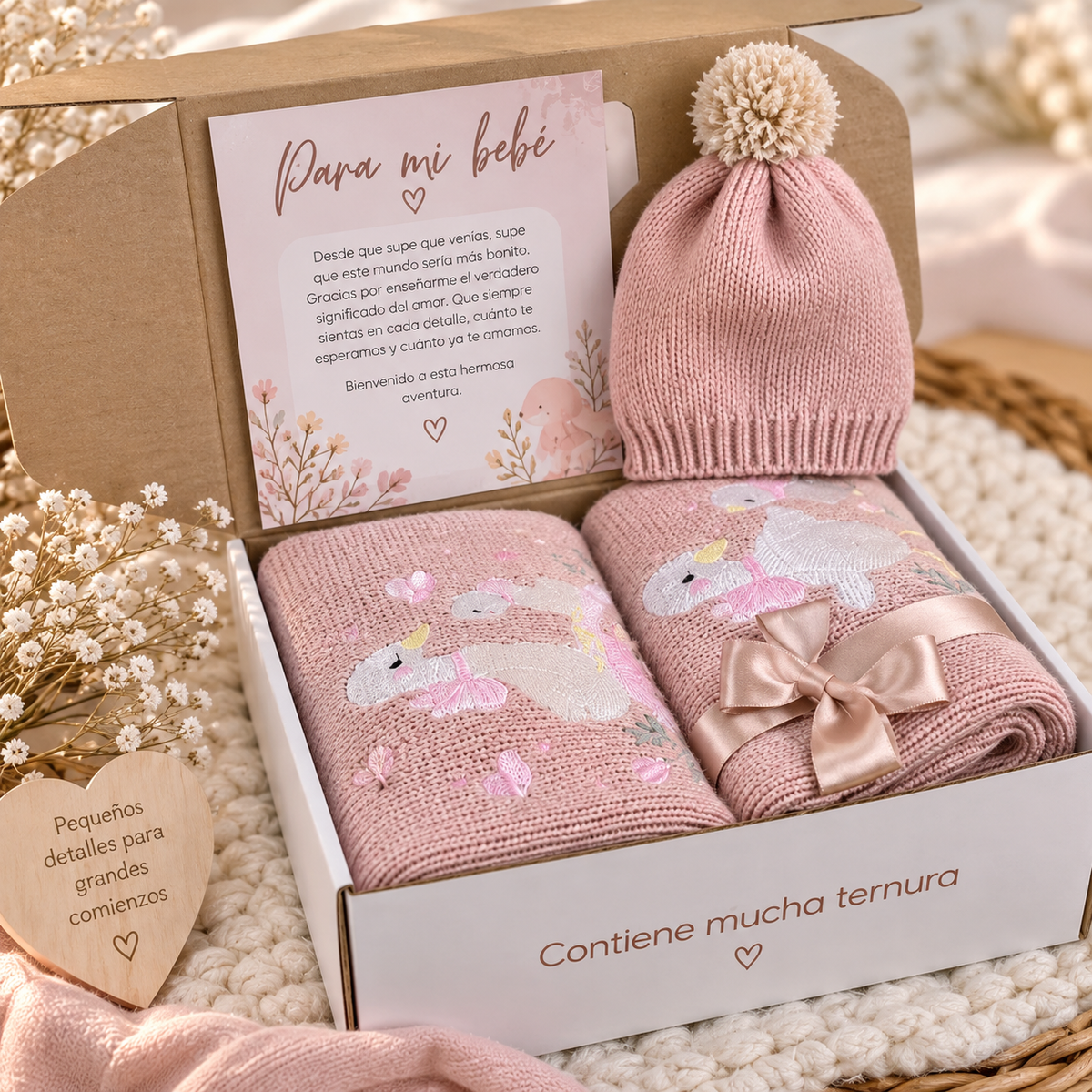 Caja + Tarjeta personalizada